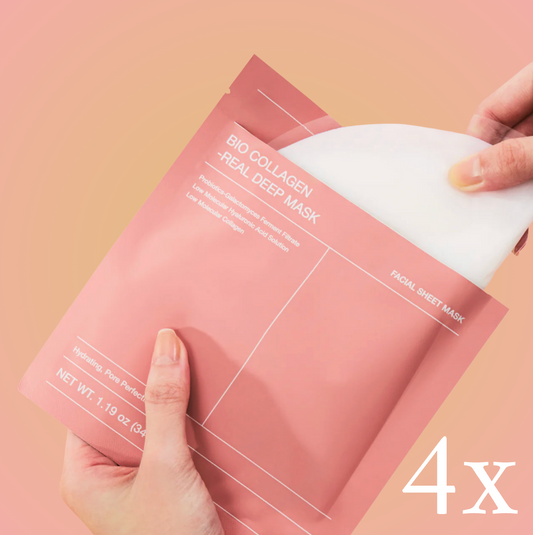Pack of Collagen Face Masks (4)